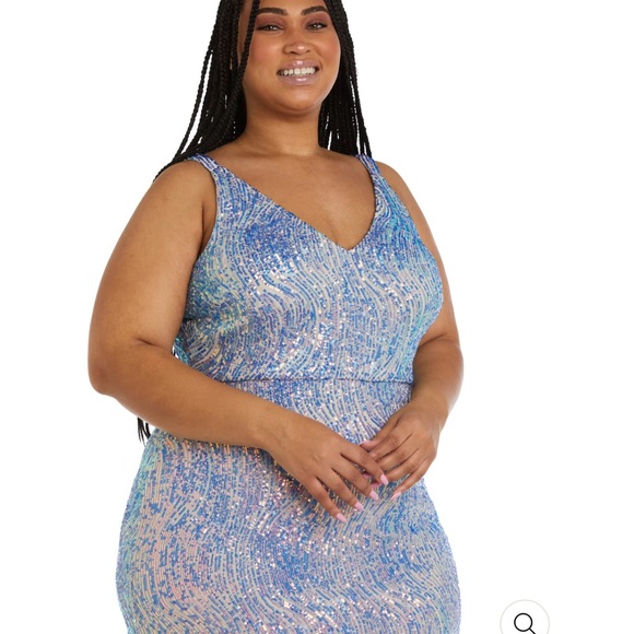 Nightway Sparkle Gown - Picture 3 of 8